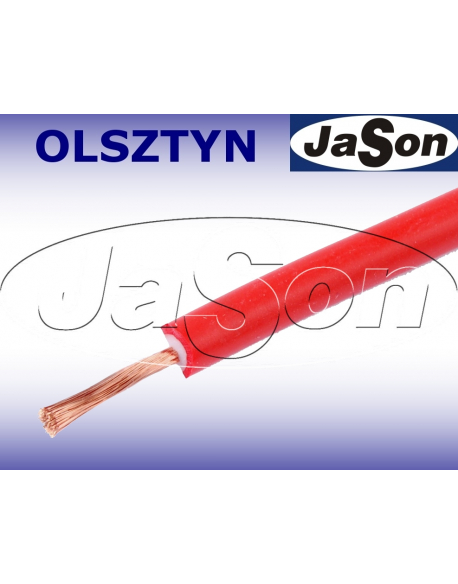 Przewód mierniczy silikonowy elastyczny czerwony 20A Li2G-2,0mm2 R - HIRSCHMANN